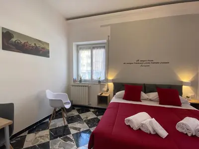 Letto o letti in una camera di Al Teatro Greco