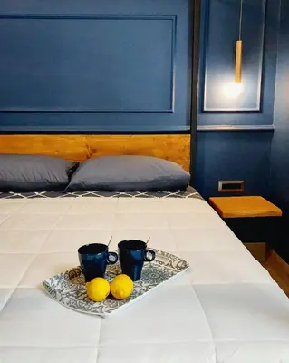 Letto o letti in una camera di Cuore Mio B&b