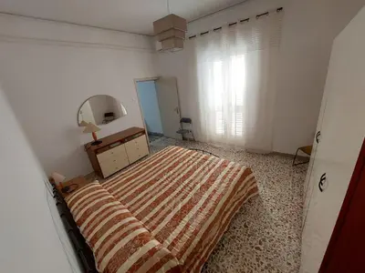 Letto o letti in una camera di Casa Gilè