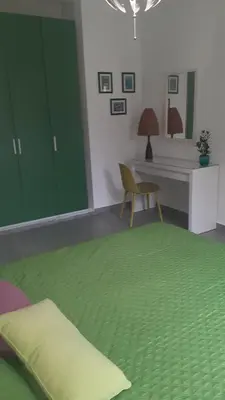 Area soggiorno di Lo scorcio della Neapolis Accogliente appartamento pressi parco Neapolis