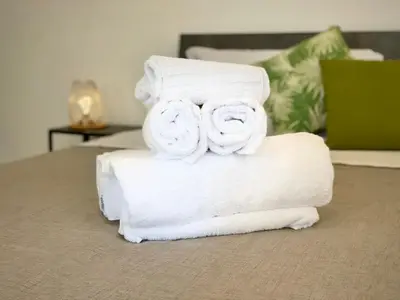 Letto o letti in una camera di Dimora La Torre
