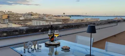 Balcone o terrazza di La Terrazza Su Ortigia Seaview Apartment