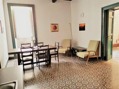 Area soggiorno di Residenza Diana- Ortigia Holidays