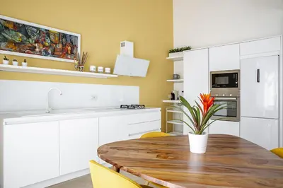 Cucina o angolo cottura di Helios Duplex a due passi da Ortigia by Wonderful Italy