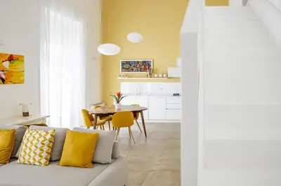 Cucina o angolo cottura di Helios Duplex a due passi da Ortigia by Wonderful Italy