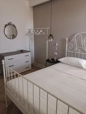 Letto o letti in una camera di Chiocciola Apartment sul lungomare tremoli, parcheggio gratuito