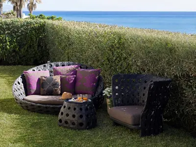 Area soggiorno di Villa San Lorenzo Beach