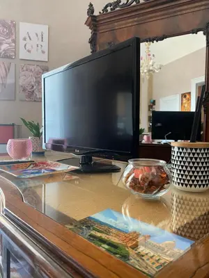 TV o dispositivi per l'intrattenimento presso Palazzo Zappata luxury room Noto centro