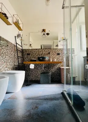 Bagno di Palazzo Zappata luxury room Noto centro