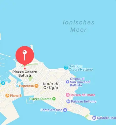 Planimetria di La Medusa d'Ortigia