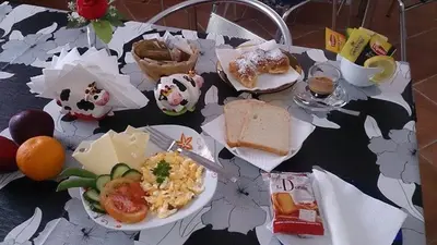 Cibo presso il bed & breakfast o nelle vicinanze