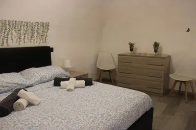Letto o letti in una camera di Agata Blu