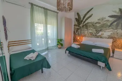 Letto o letti in una camera di Anime Bed&Breakfast
