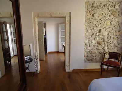 Letto o letti in una camera di B&B Palazzo Del Sale