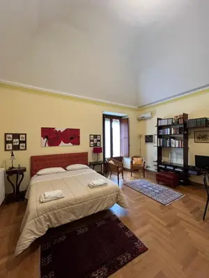 Letto o letti in una camera di Suite Ursino