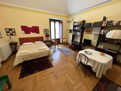 Letto o letti in una camera di Suite Ursino