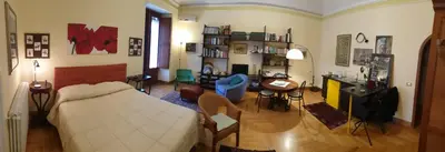 Area soggiorno di Suite Ursino