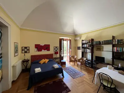 Area soggiorno di Suite Ursino