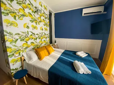 Letto o letti in una camera di Finestra sulla Sicilia