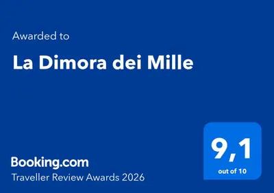 Certificato, attestato, insegna o altro documento esposto da La Dimora dei Mille
