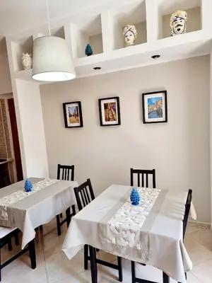 Area soggiorno di Bed and Breakfast Federica