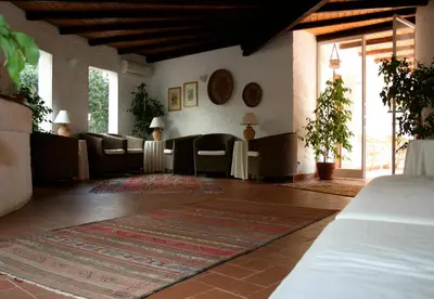 Area soggiorno di Hotel Villa Mediterranea