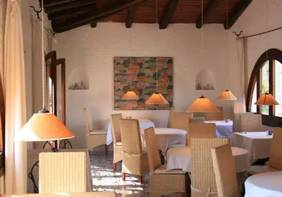 Area soggiorno di Hotel Villa Mediterranea