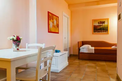 Area soggiorno di Stella del mare Apartments