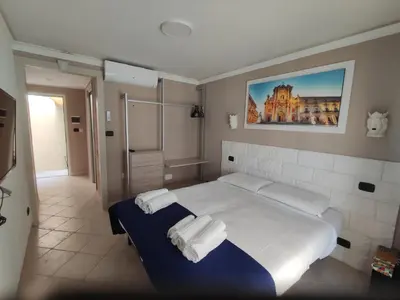 Letto o letti in una camera di Al Settimo porta marina