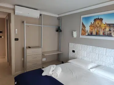 Letto o letti in una camera di Al Settimo porta marina