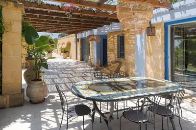 Patio o area all'aperto di Pigna Blue