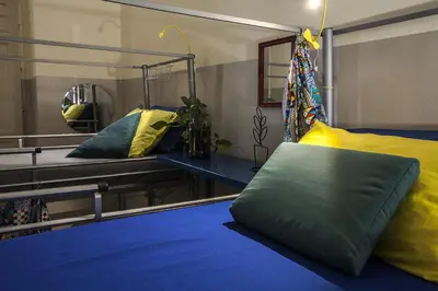 Letto o letti in una camera di Ostello degli Elefanti