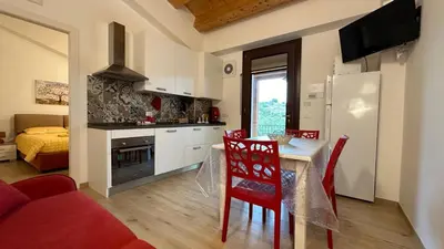 Cucina o angolo cottura di Casa vacanze Il Mandarancio