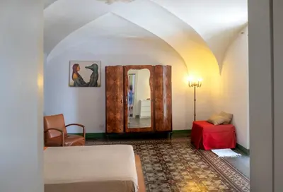 Area soggiorno di Tre Vie apARTment con terrazza