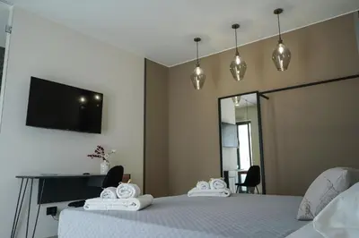Letto o letti in una camera di Thalassa Rooms