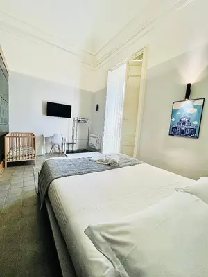 Letto o letti in una camera di Ruanera