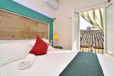 Letto o letti in una camera di Misar-36