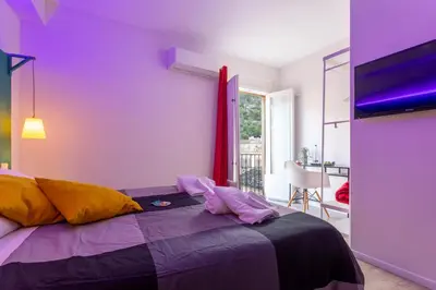 Letto o letti in una camera di Misar-36