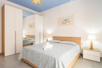 Letto o letti in una camera di Imama' apartament vista mare