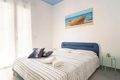 Letto o letti in una camera di Imama' apartament vista mare