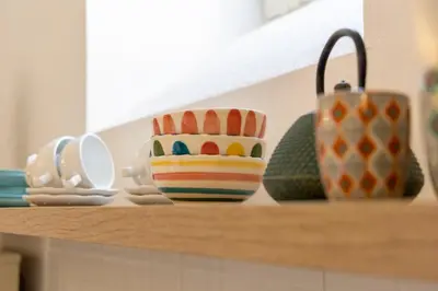 Set per la preparazione di tè e caffè presso Casetta RoDa