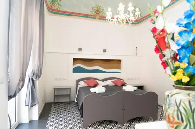 Letto o letti in una camera di Zagara e Lumia