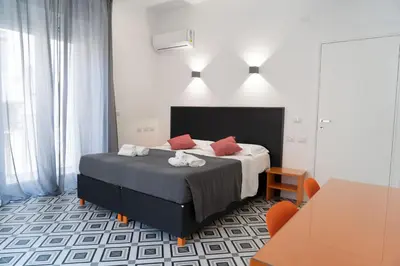 Letto o letti in una camera di Zagara e Lumia