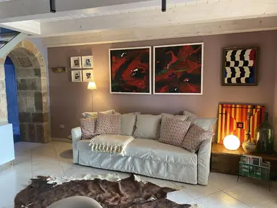Area soggiorno di CasapiuHolidaySicilia - Adults Only