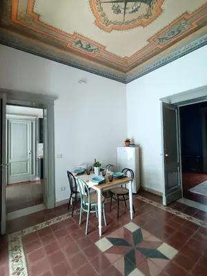 Area soggiorno di Stesicoro Art Home, in centro storico a Catania