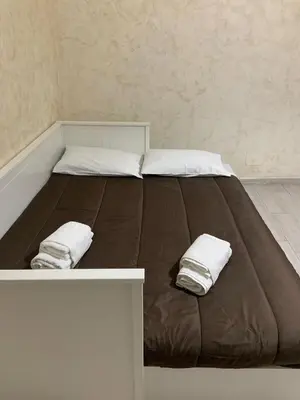 Letto o letti in una camera di Vittorio Emanuele house