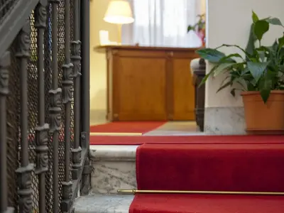 Area soggiorno di Hotel Manganelli Palace