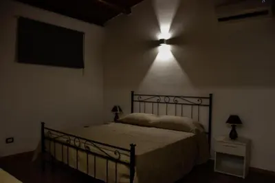Letto o letti in una camera di Casale Cugni with swimming pool for exclusive use - air conditioned - wi-fi