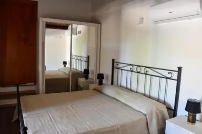 Letto o letti in una camera di Casale Cugni with swimming pool for exclusive use - air conditioned - wi-fi