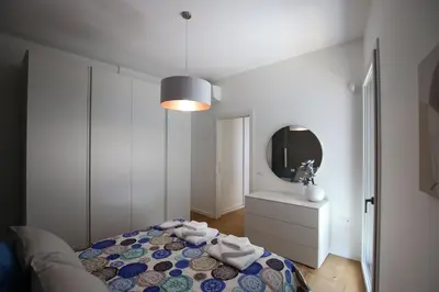 Letto o letti in una camera di Sikelika